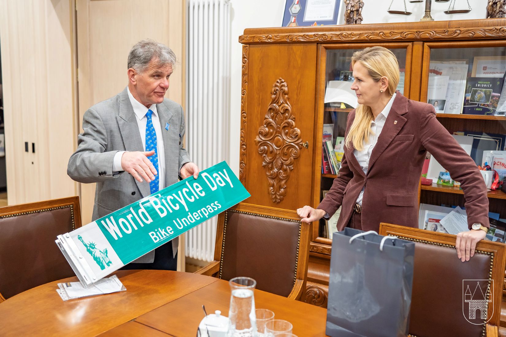 Leszek Sibilski z wizytą w Jarocinie