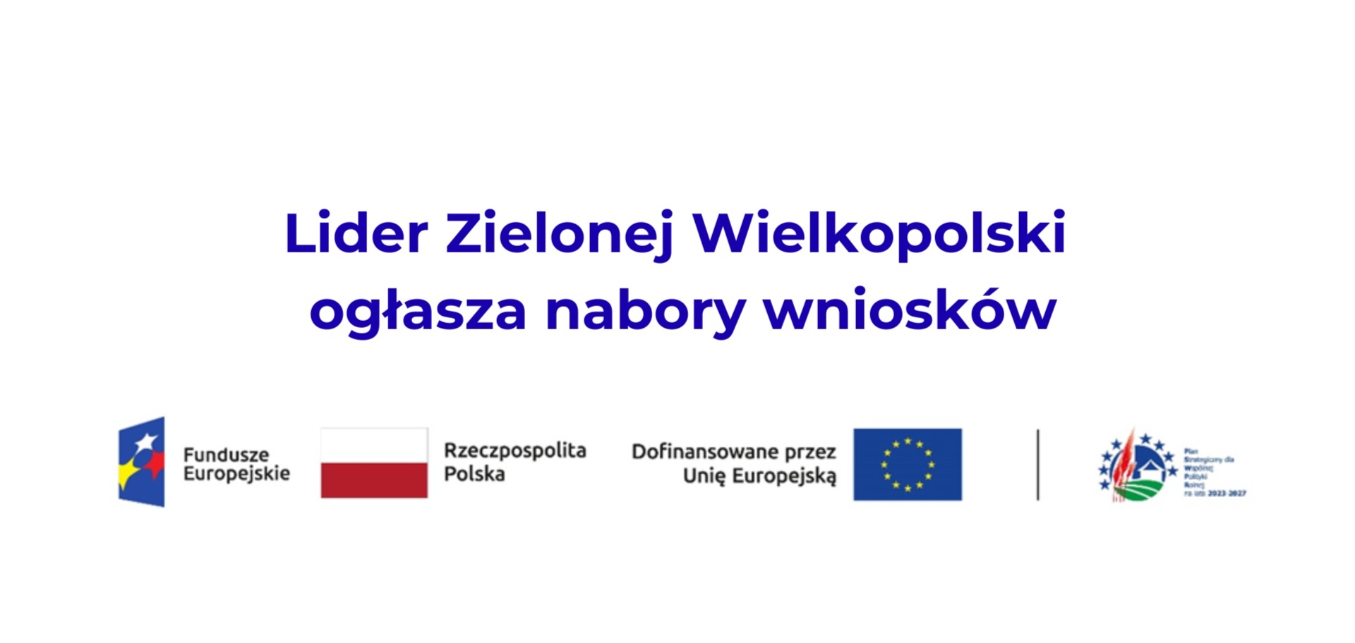 Lider Zielonej Wielkopolski ogłasza nabory wniosków